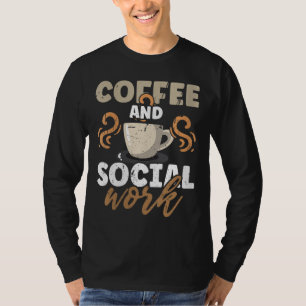 T-shirt Amateurs De Café Travailleur Social Fonctionnaire