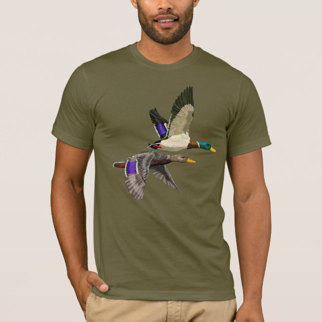 T-shirt Amateurs de canard de Mallard (Devant)