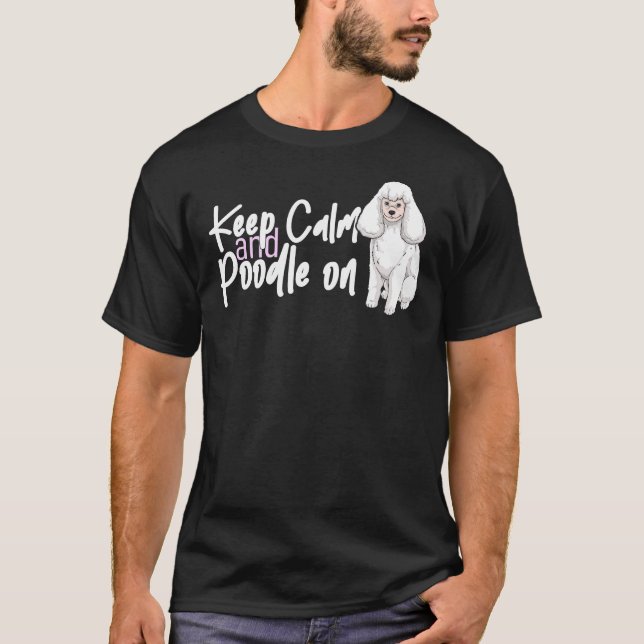 T-shirt Amateurs de caniche Poodle Pudel Caniche Design ch (Devant)