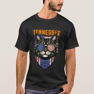 T-shirt Amateurs de chats vintage patriotiques du Tennesse