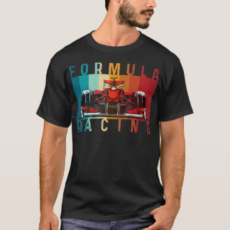 T-shirt Amateurs de course de Formule Vintage Rétro