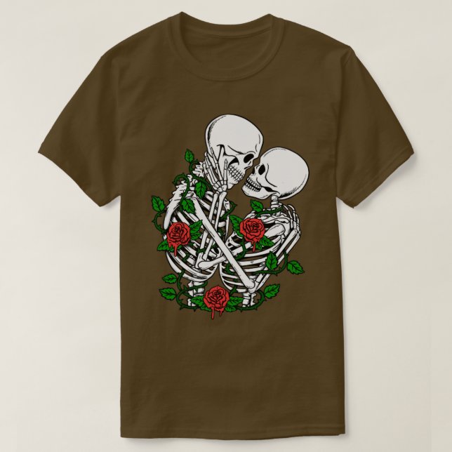 T-shirt Amateurs de crânes (Design devant)