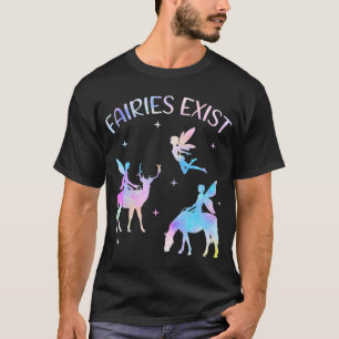 T-shirt Amateurs de fées dire elfe magique fée conte aquar