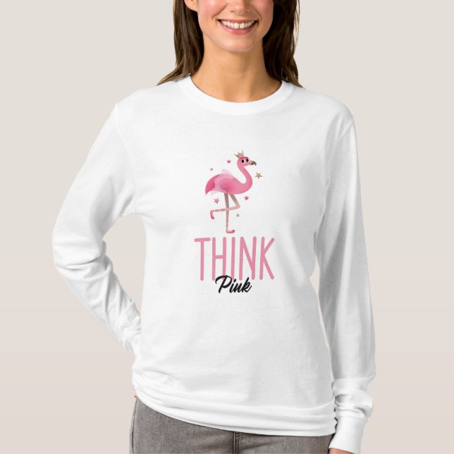 T-shirt Amateurs de Flamant rose mignon - Apperal Graphiqu (Devant)