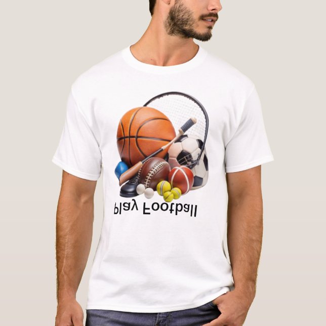 T-shirt Amateurs de football (Devant)