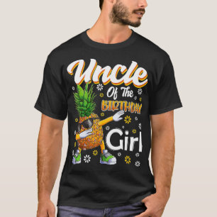 T-shirt Amateurs de fruits oncle de l'ananas fille d'anniv