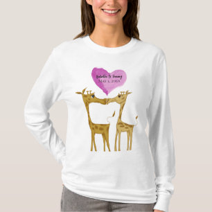 T-shirt Amateurs de girafe adorables