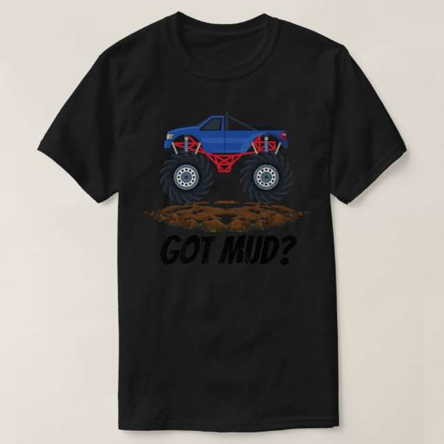 T-shirt Amateurs De Grande Voiture Grand Camion Monster S' (Design devant)