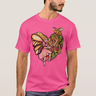 T-shirt Amateurs de la nature de printemps des fées et des