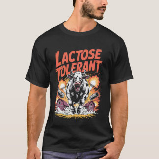T-shirt Amateurs de lait Vache tolérante au lactose