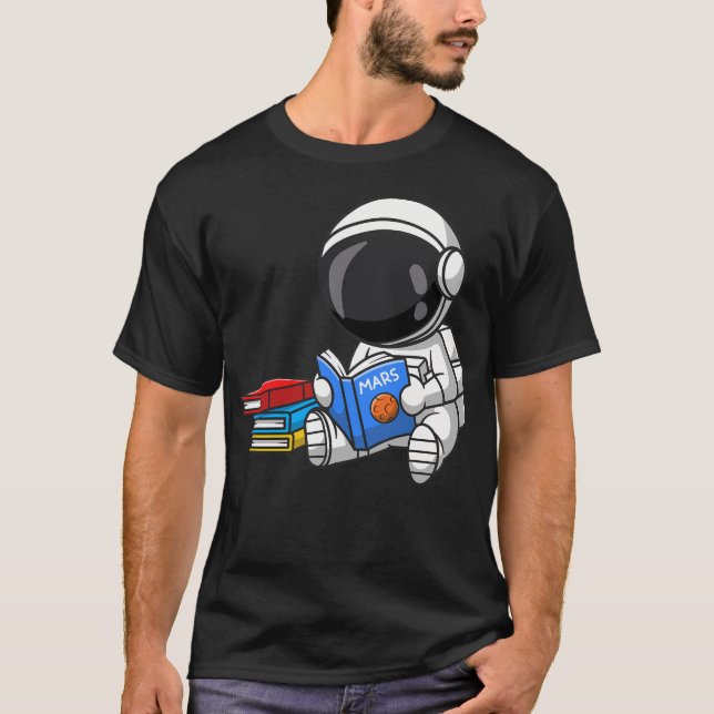 T-shirt Amateurs de lecture d'astronautes Amateurs de lect (Devant)