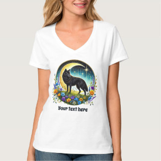 T-shirt Amateurs de loups mignonnes personnalisables