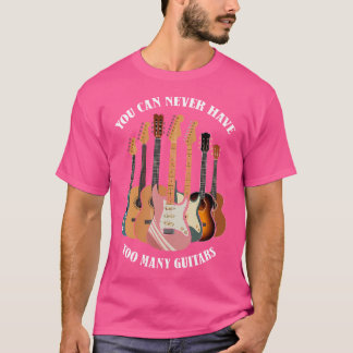 T-shirt Amateurs de musique de guitare électrique acoustiq