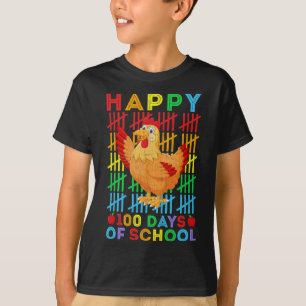 T-shirt Amateurs De Poulets Professeur Étudiant Heureux 10