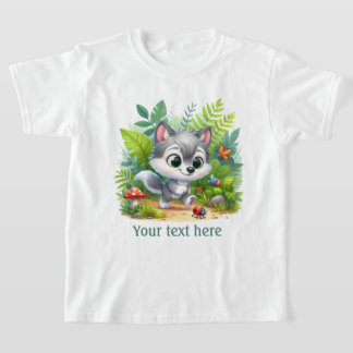 T-shirt Amateurs de renard filles mignonnes personnalisabl