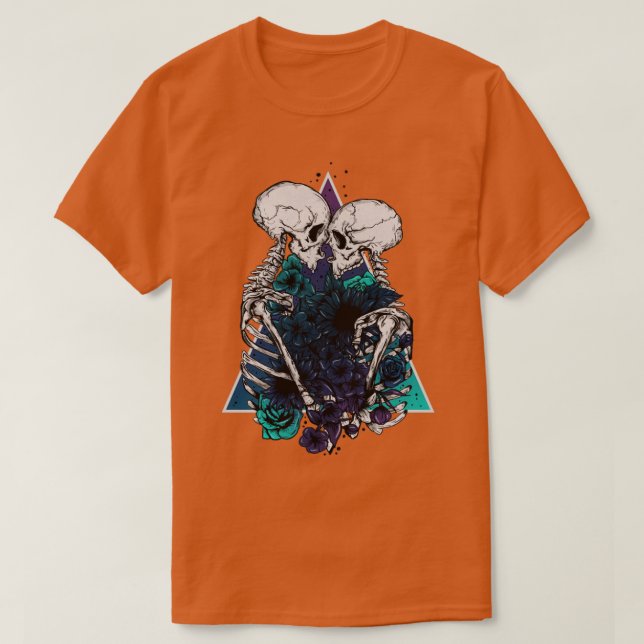 T-shirt Amateurs de squelette (Design devant)