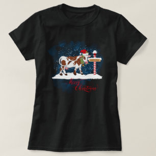 T-shirt Amateurs de vache Noël Pôle Nord