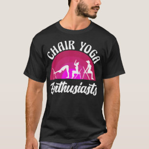 T-shirt Amateurs de Yoga en Chaise Fitness Sérénité