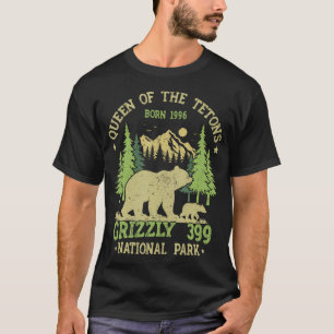 T-shirt Amateurs D'Ours Reine Des Tétons Grizzly 399 Natio