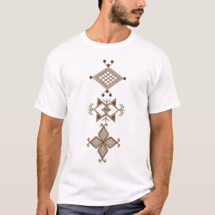 T-shirt Amazigh Kabyle Berber Tattoo symboles tifinagh art