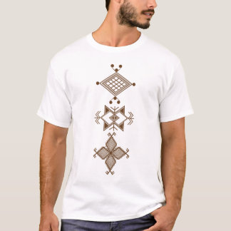 T-shirt Amazigh Kabyle Berber Tattoo symboles tifinagh art