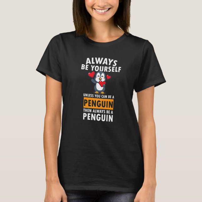T-shirt Amazing Penguin Apparel  Quote kids girls boys (Devant)