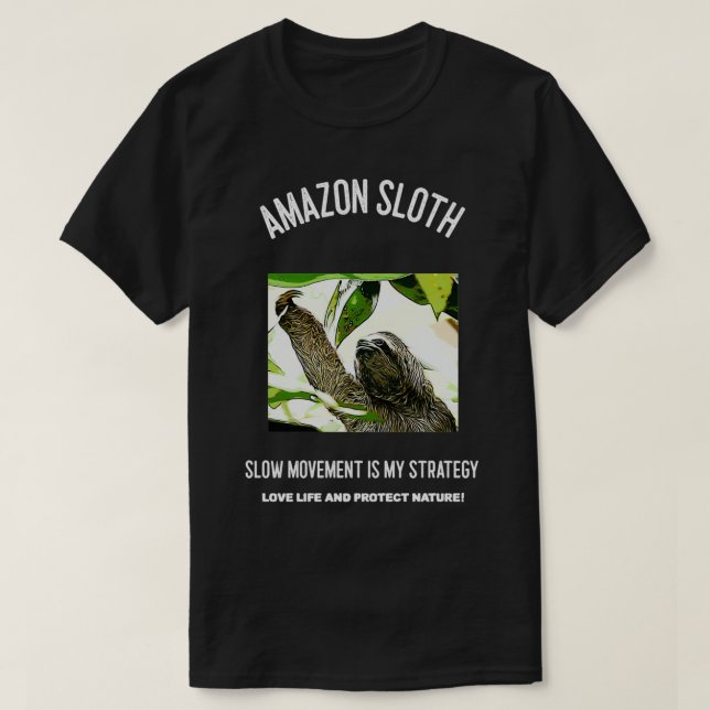 T-shirt Amazon Sloth (Design devant)