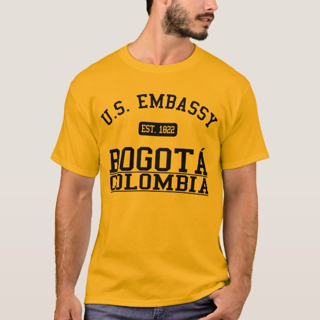 T-shirt Ambassade Bogota, Colombie (Devant)