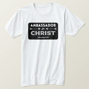 T-shirt Ambassadeur pour la Slogan des Ecritures du Christ
