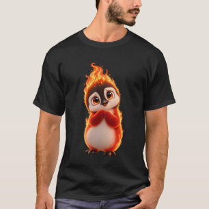 T-shirt Amberlicieux Manchot de Feu