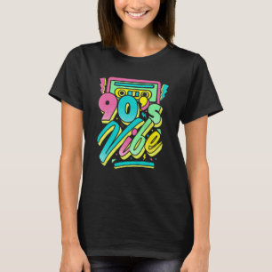 T-shirt Ambiance 90 Costume Vintage Retro Soirée Années Qu