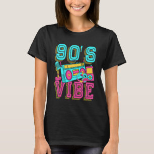 T-shirt Ambiance 90 Musique Vintage Années 90 Soirée Costu