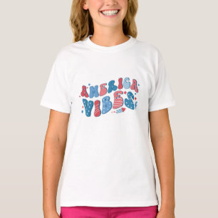 T-shirt Ambiance Américaine Fête de l'Indépendance du 4 ju