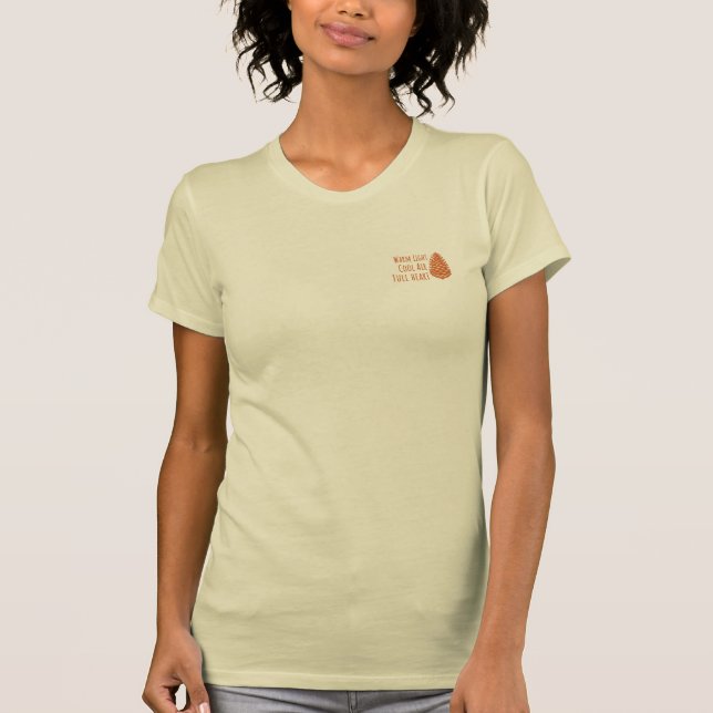 T-shirt Ambiance Automnale Cosy (Devant)