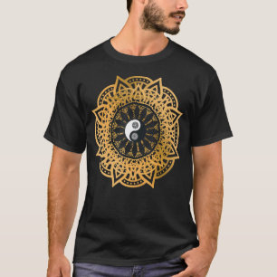 T-shirt Ambiance classique Lotus Fleur Mandala Yoga Médita