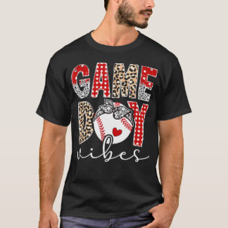 T-shirt Ambiance de Jour de Match Baseball
