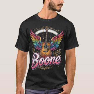T-shirt Ambiance de mélomane de Boone Coloré