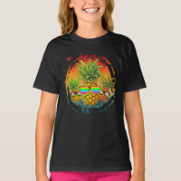 Ambiance d'été drôle à l'ananas