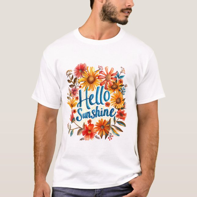 T-shirt ambiance estivale (Devant)