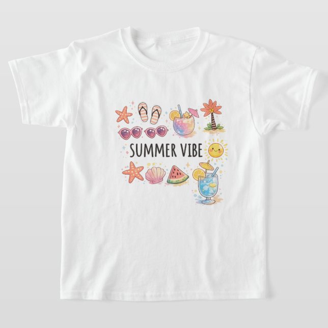 T-shirt ambiance estivale adorable (Poser)