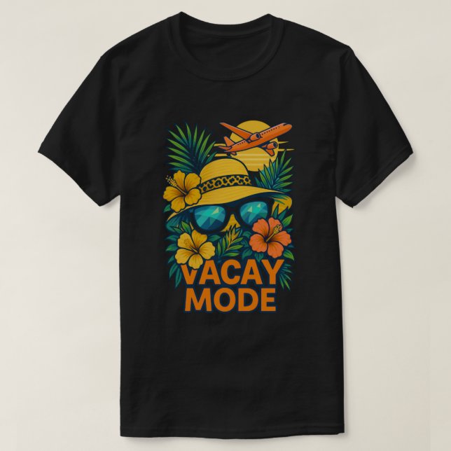 t-shirt ambiance estivale cool  (Design devant)
