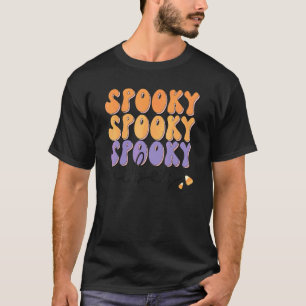 T-shirt Ambiance Groovy Épouvante Halloween Fantôme Saison