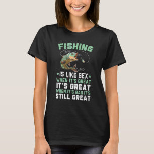 T-shirt Ambiguïté de citation drôle de pêche pour hommes