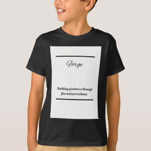 T-shirt Ambition implacable - OEuvre murale sans peur pour