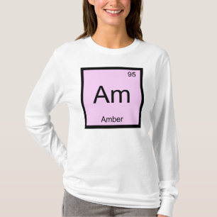 T-shirt Ambre Nom Chimie Élément Tableau Périodique