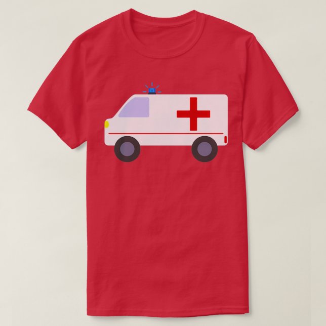 T-shirt Ambulance Croix Rouge Médicale (Design devant)
