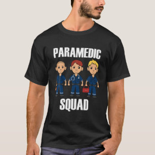 T-shirt Ambulance de Secourt EMT de l'équipe paramédicale