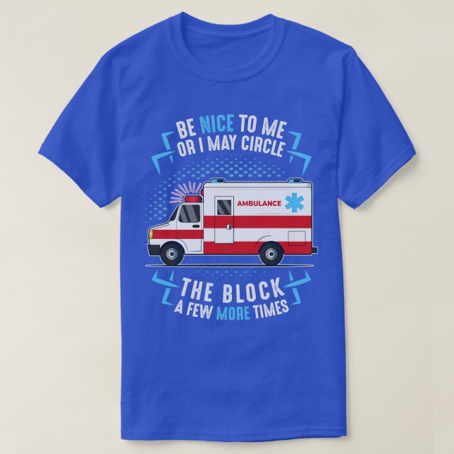 T-shirt Ambulance EMT Driver First Respontic Par (Design devant)