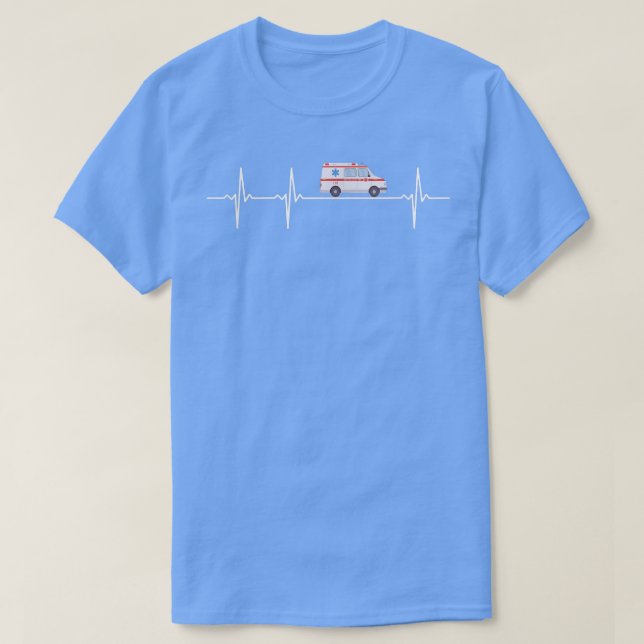 T-shirt ambulance paramédicale d'urgence  (Design devant)
