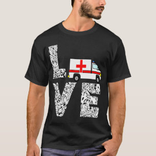 T-shirt Ambulance service d'urgence secourt aide ambulance